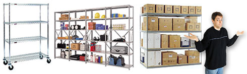 selecting industrial shelving