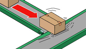 transfer warps conveyor belt