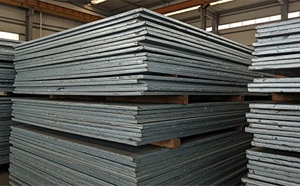 stacks of sheet metal