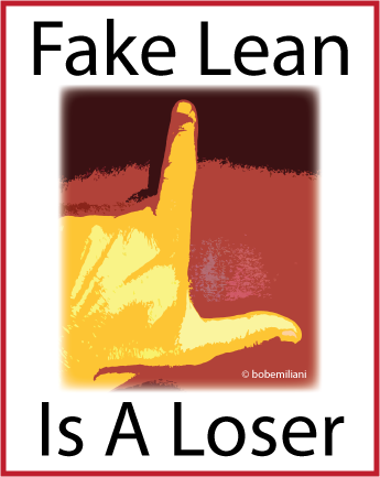 fake lean