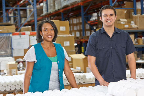 Warehouse workers