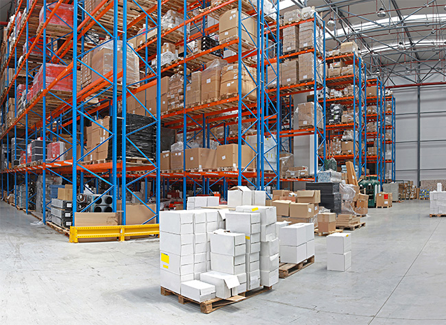 palletized loads and pallet rack