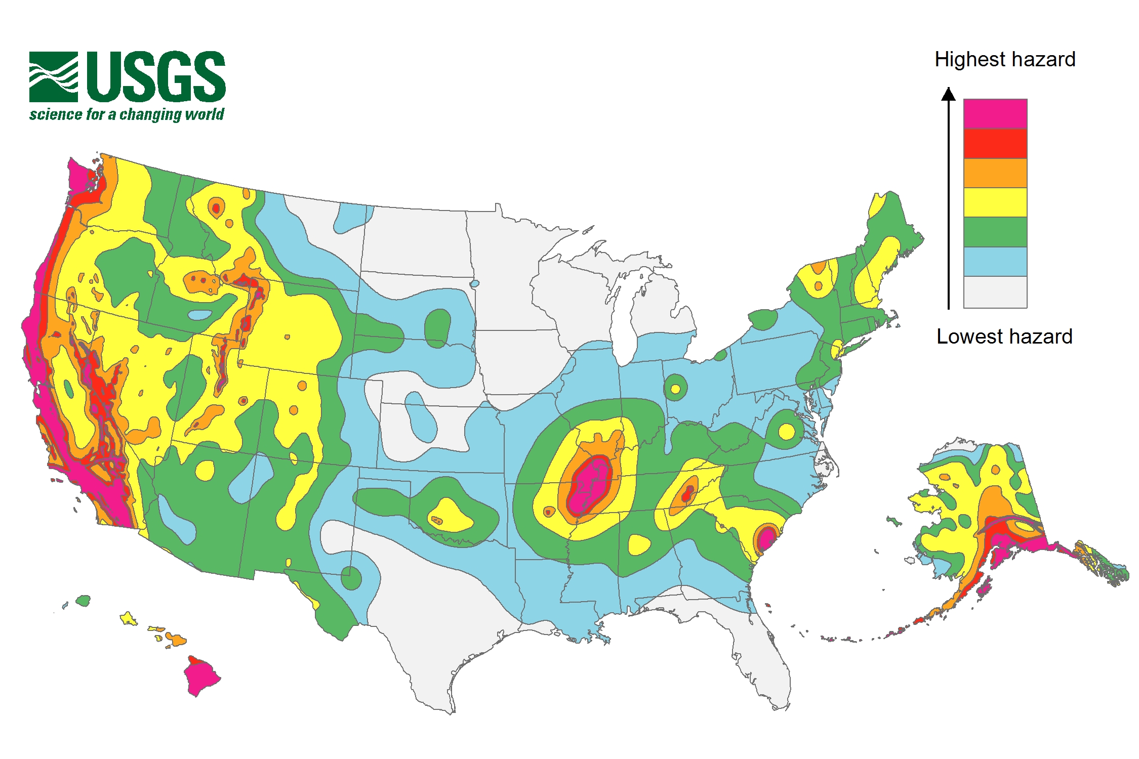 National Seismic Hazard Zones