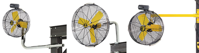 mounting options for directional fans