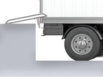 A snug fit between dock and truck, gapped with a dockboard.