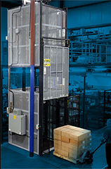 Pick module, rack-supported, with conveyor system.