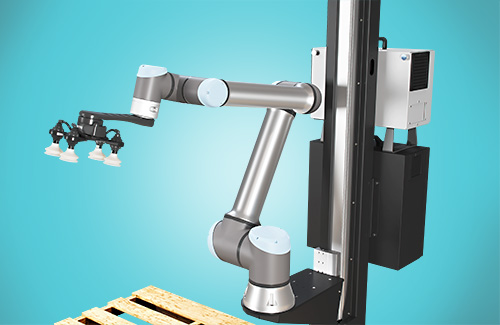 cobot system with pallet
