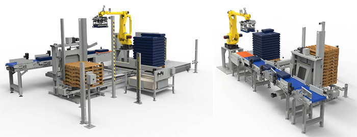 robotic palletizer systems