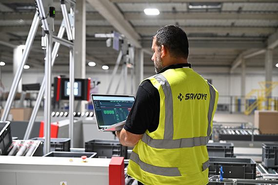 warehouse execution system in action