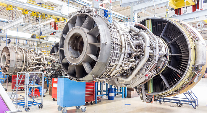 Jet Engine maintenance bays