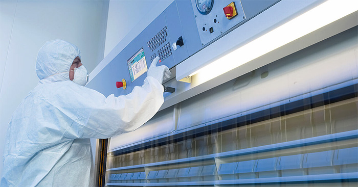 VLM utilized in cleanroom application.