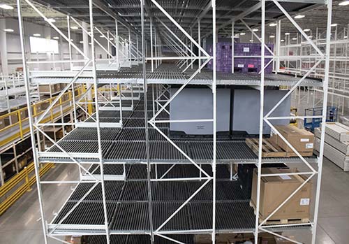 partially empty pallet flow lanes in a multi-level system