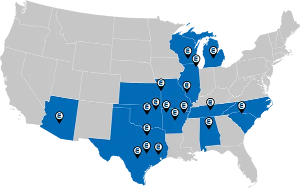 locations map for cisco-eagle